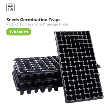 Garden Seedling Trays – 128 Plug Cells for Propagation