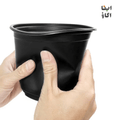 Black Plastic Pots 5