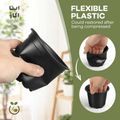 Black Plastic Pots 5