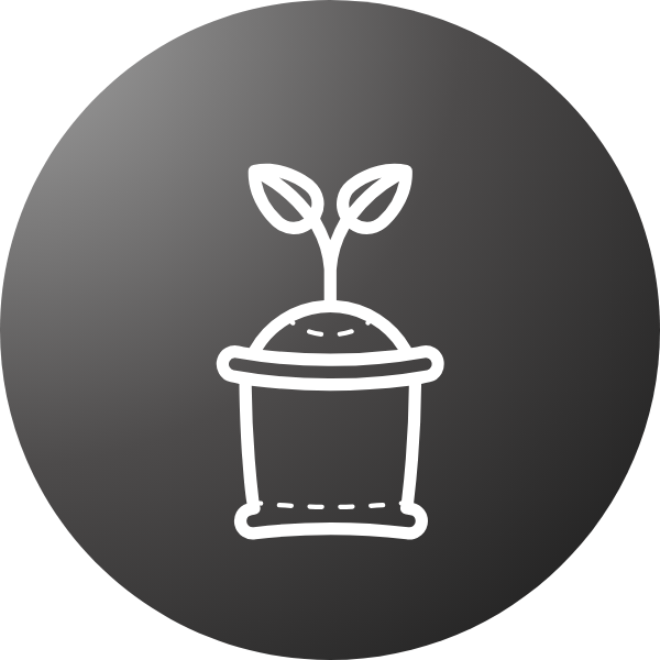 ApnaUgao grow bags – Reusable and eco-friendly fabric planters.