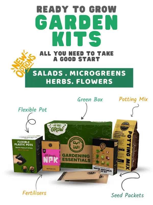 seeds, pots, soil and fetilisers all in one garden kit for home gardeningslider_item_fPQeyW