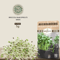 broccoli Raab sprouts seeds as microgreens