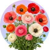 Poppy and ranunculus flower seeds in Pakistan