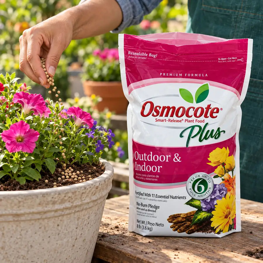 Osmocote Plus Plant Food 3.6kg – Outdoor & Indoor Slow Release Fertilizer (Resealable Bag)