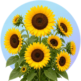 Sunflower seeds icon
