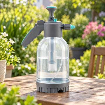2L Manual Pump Garden Spray Bottle – Transparent