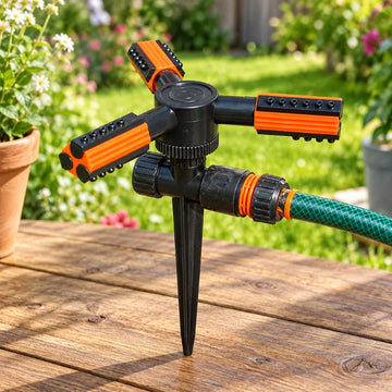 Lawn Sprinkler Automatic 360° Rotating Garden Water Sprinklers Lawn Irrigation