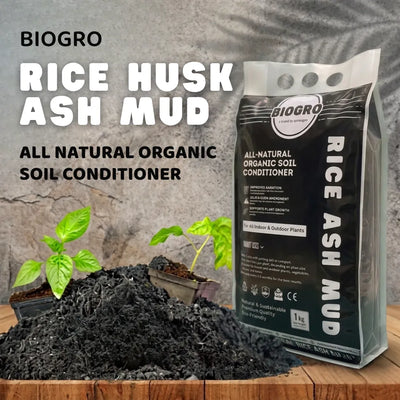 BIOGRO RICE HUSK ASH MUD and ALL NATURAL ORGANIC SOIL - apnaugao