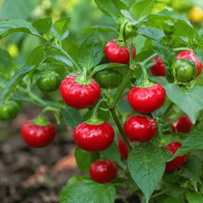 Buy Red Cherry Hot Chilli Pepper Seeds - apnaugao for home gardening