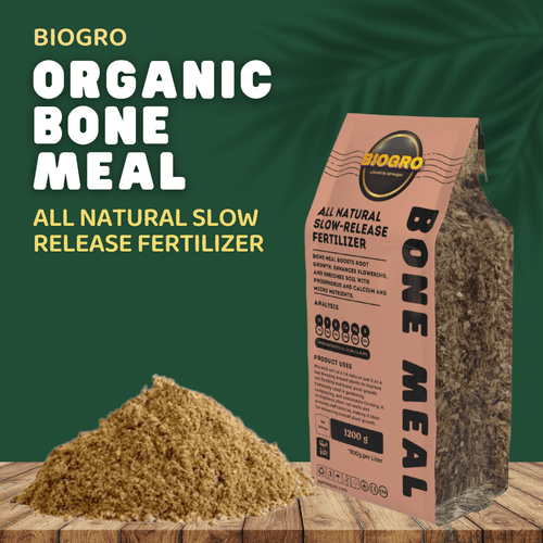 Organic Bone Meal 2 liter pack – natural phosphorus fertilizer for root and flower growth