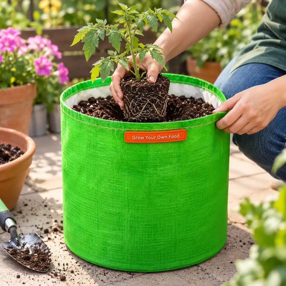 HDPE Grow Bags 12" X 12" - 22 Litres - 4 Bags