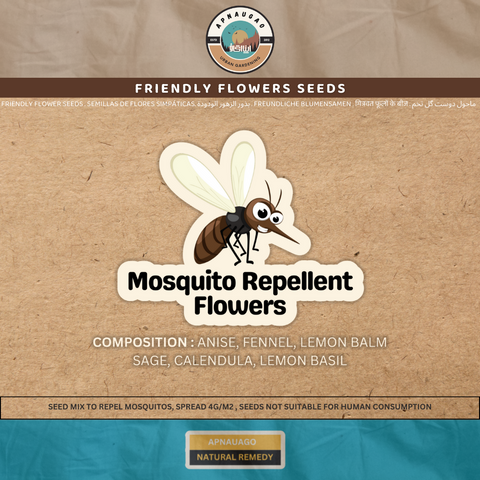 Friendly Flowers - Mosquitoes Repellent Flowers Mix Seeds