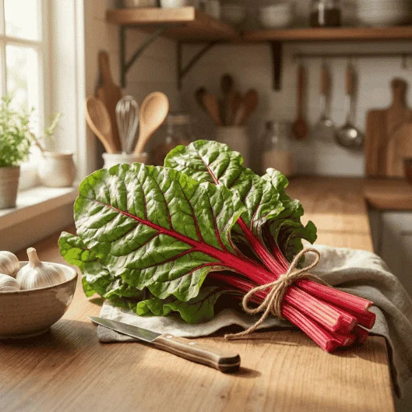 Swiss chard ( Red ) Organic Seeds