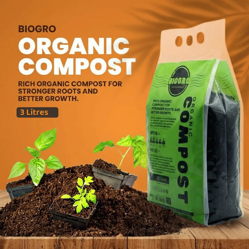 BIOGRO ORGANIC COMPOST 3 Litres