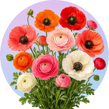 Poppy and ranunculus flower seeds in Pakistan