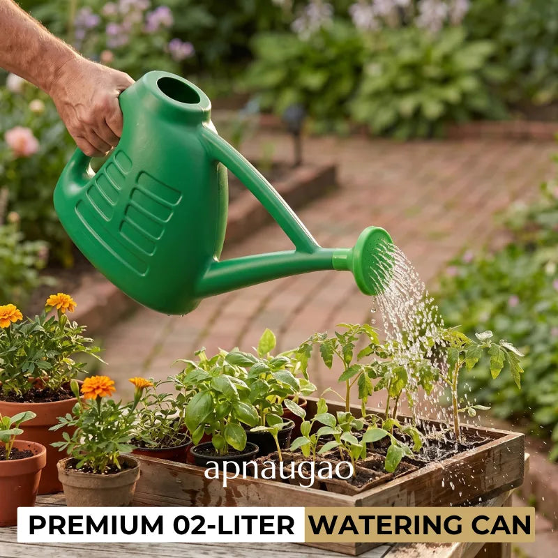 Apnaugao Premium 2-Liter Watering Can with Dual Handle