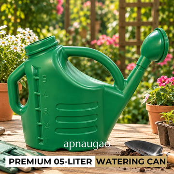 Apnaugao Premium 5-Liter Watering Can with Dual Handle