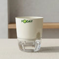 apnaugao self watering pots white color