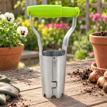 Stainless Steel Bulb Planter – Seedling Transplanter & Hole Digger
