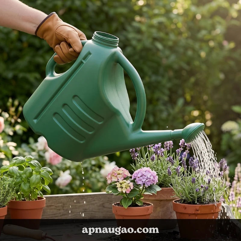 Apnaugao Premium 10-Liter Watering Can with Dual Handle