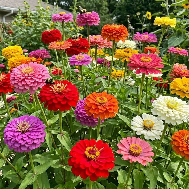 California Giants Mix Zinnia flowers – zinnia seeds in Pakistan | Apnaugao