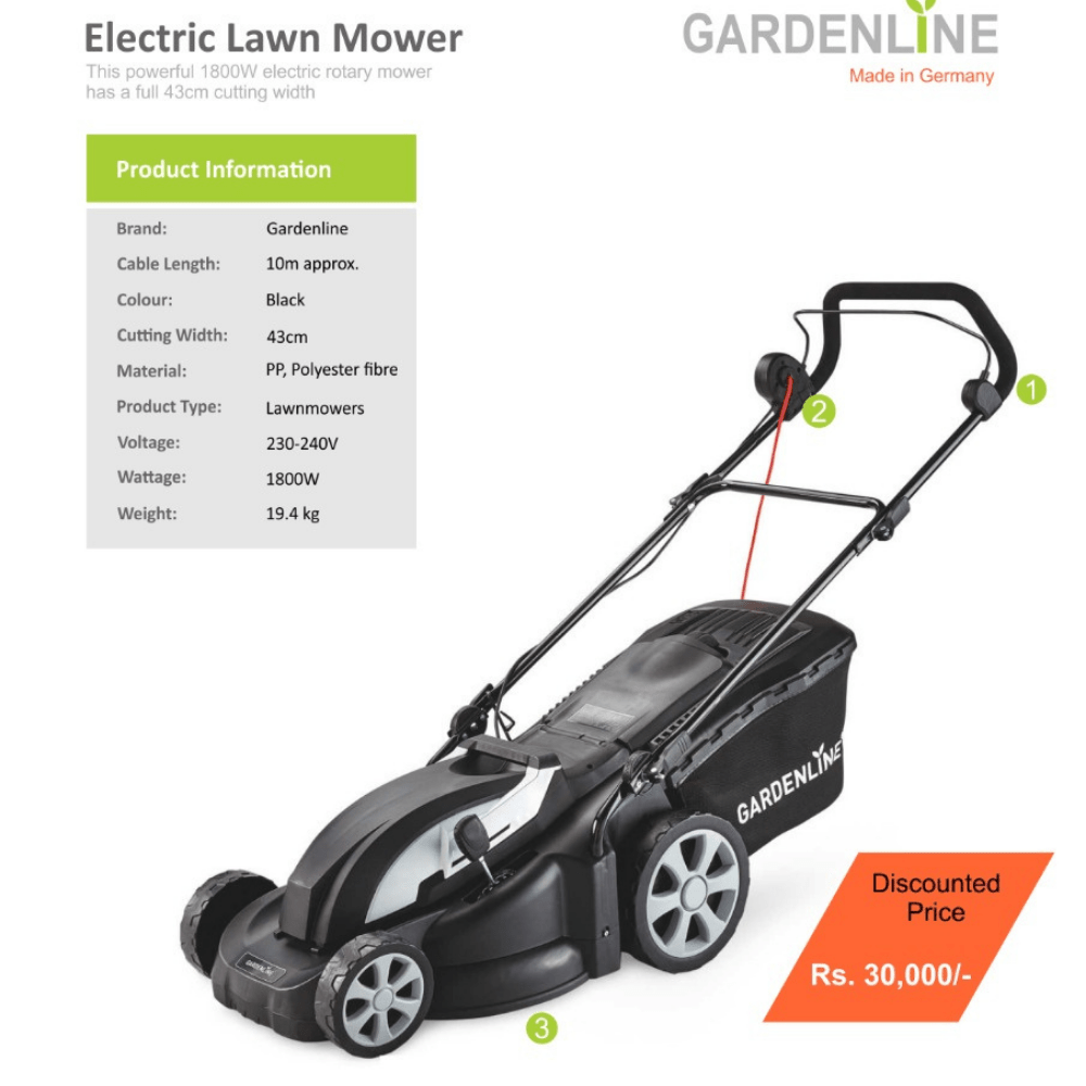 Gardenline Electric Lawn Mower