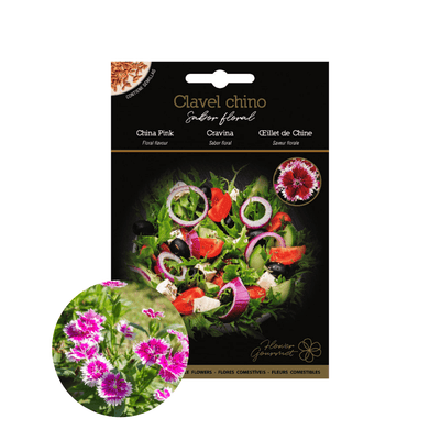 CHINA PINK Edible Flower Seeds - Apnaugao